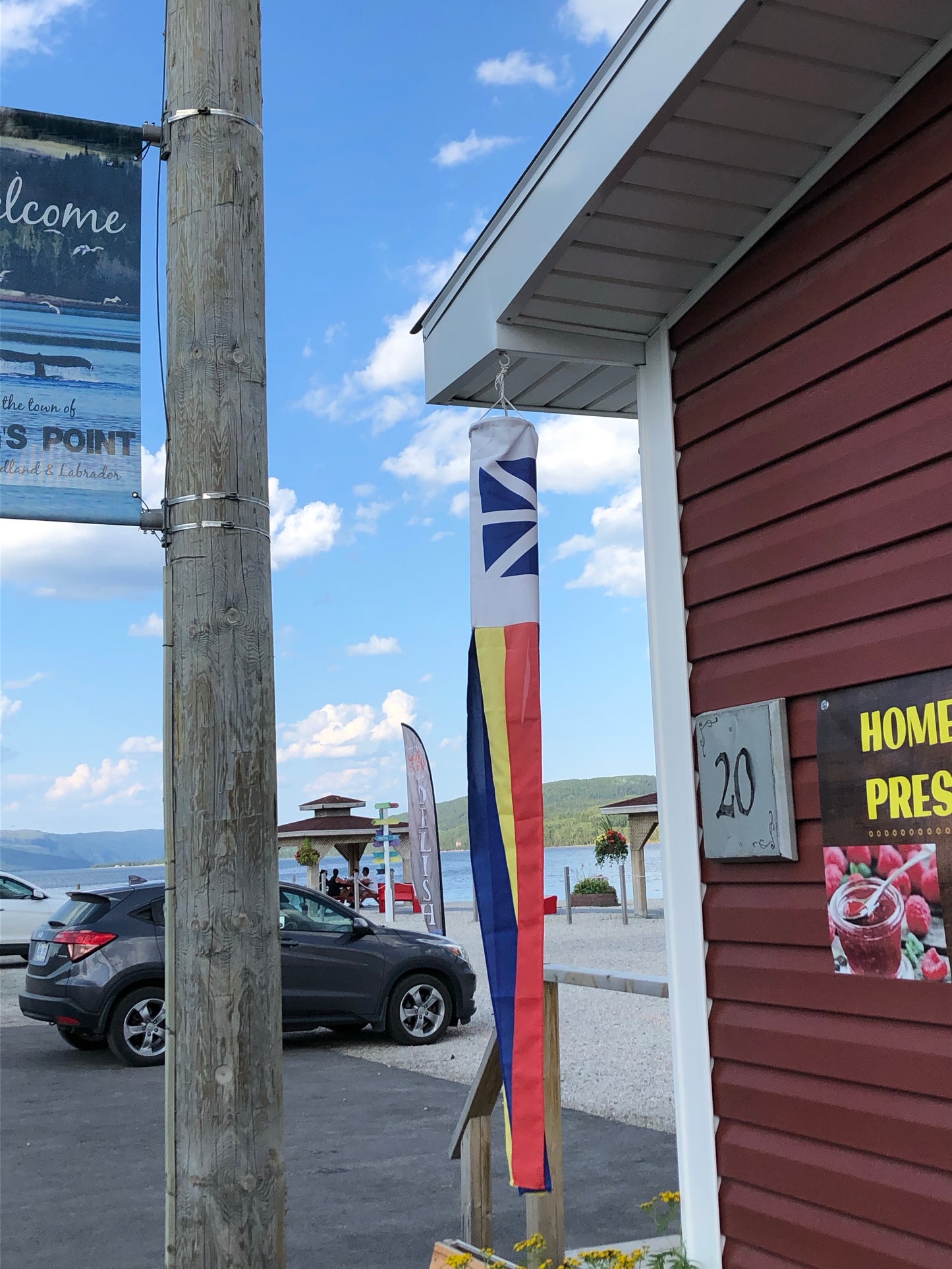 Newfoundland flag windsock