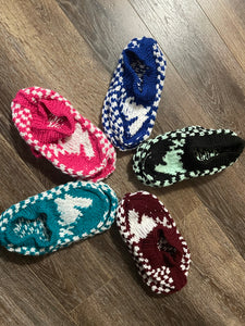 Newfoundland handmade knitted slippers