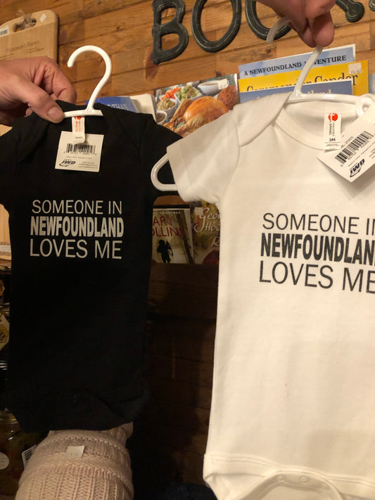 Someone in Newfoundland Loves Me Baby Onesie