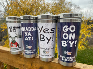 Newfoundland Phrase Travel Mugs - 4 Style