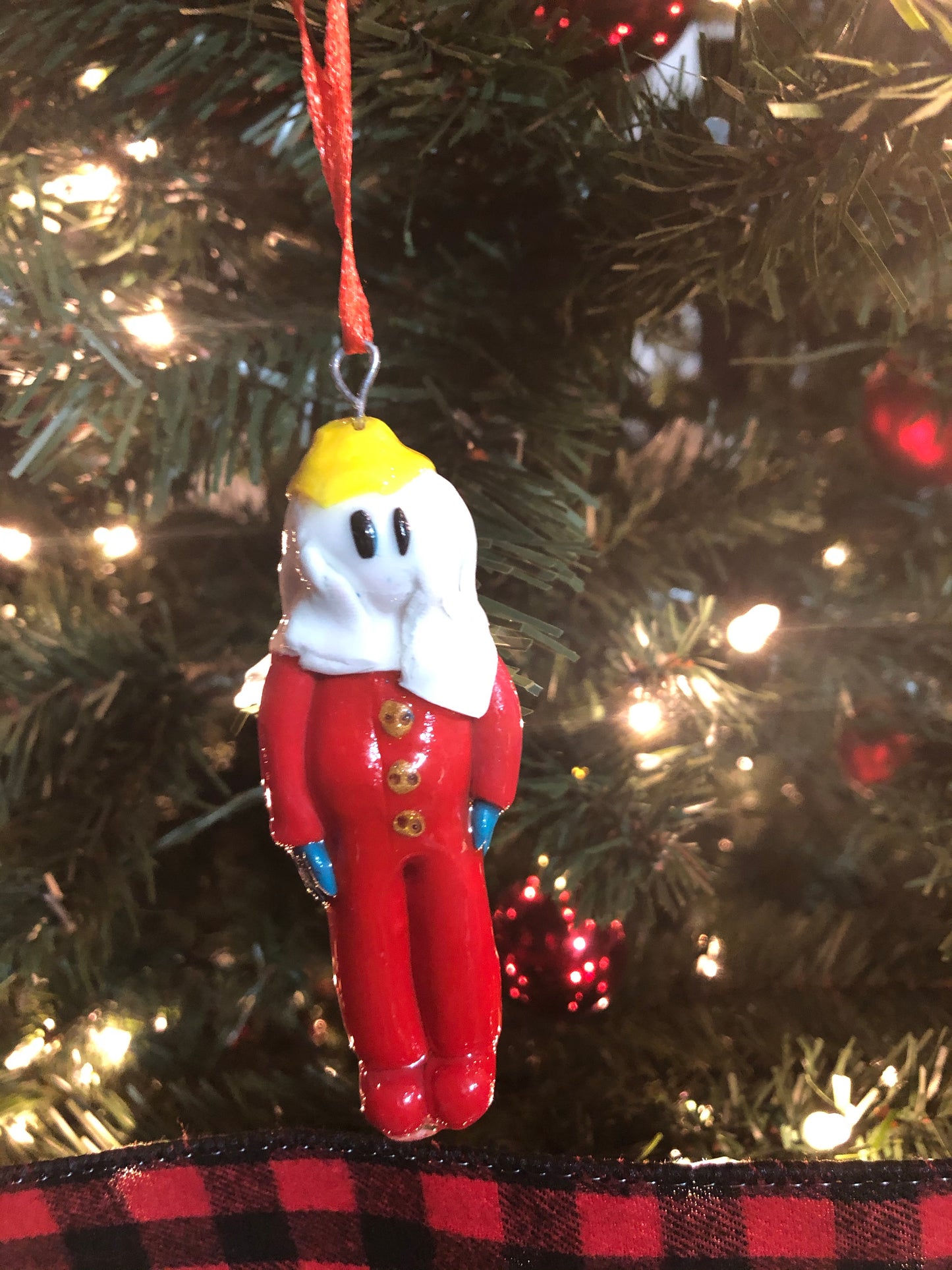 Handmade Clay Mummer Ornaments