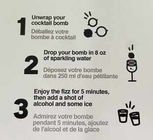 New! Cocktail Bombs - pina colada
