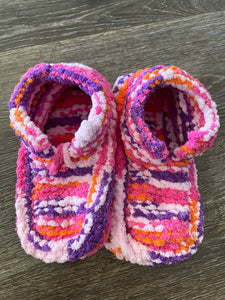 Child Fluffy Knitted Slippers - 4 Colors