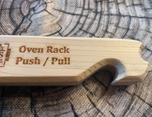 Load image into Gallery viewer, Cedar Oven Rack Push/Pull