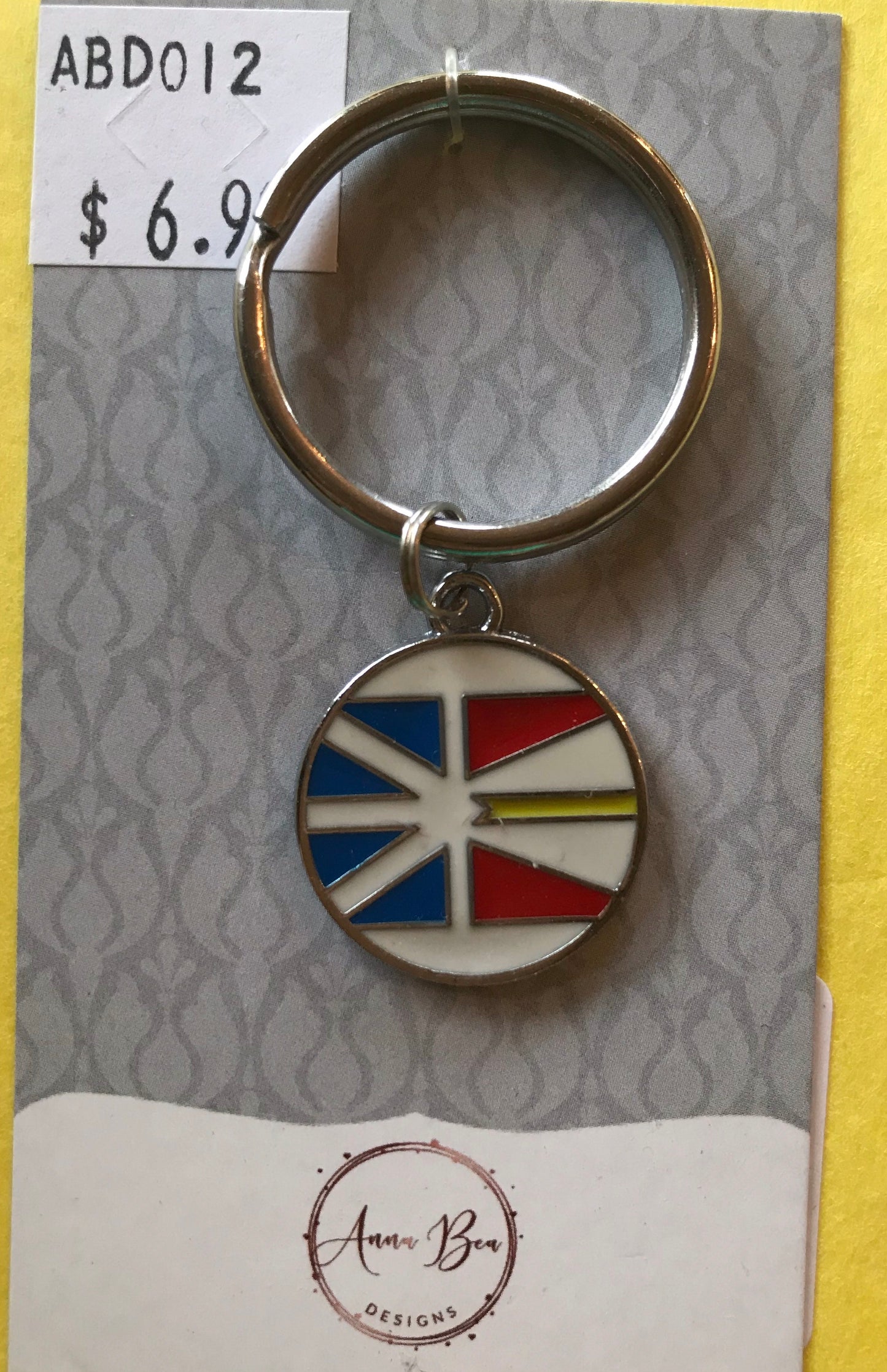 Newfoundland Map Keychain