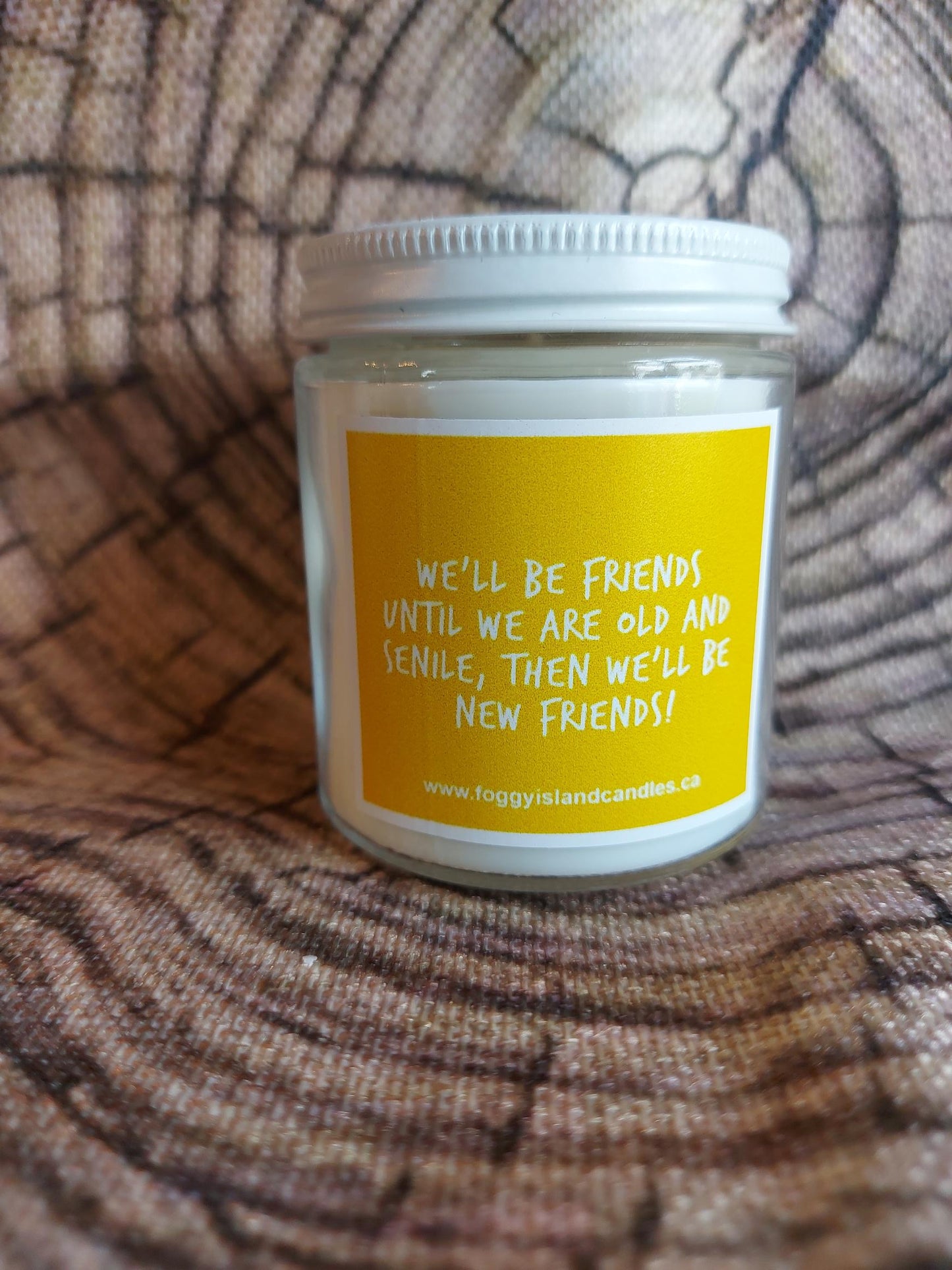 " Say It " Candle Jar - Foggy Island Candles