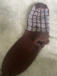 Newfoundland hand knit wool socks