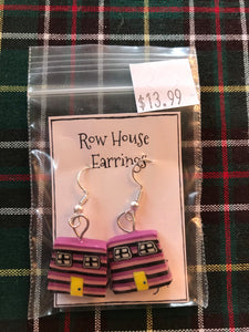Handmade Resin Rowhouse Earrings