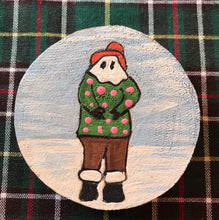 Load image into Gallery viewer, Hand Painted Mummers Wooden Magnets