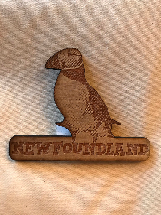 Laser Engraved Atlantic Puffin Magnet