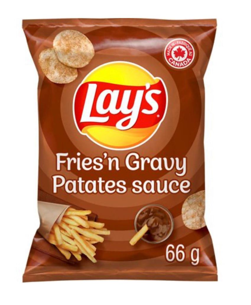 Lays Fries ‘n Gravy Chips 66g