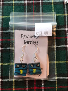 Handmade Resin Rowhouse Earrings