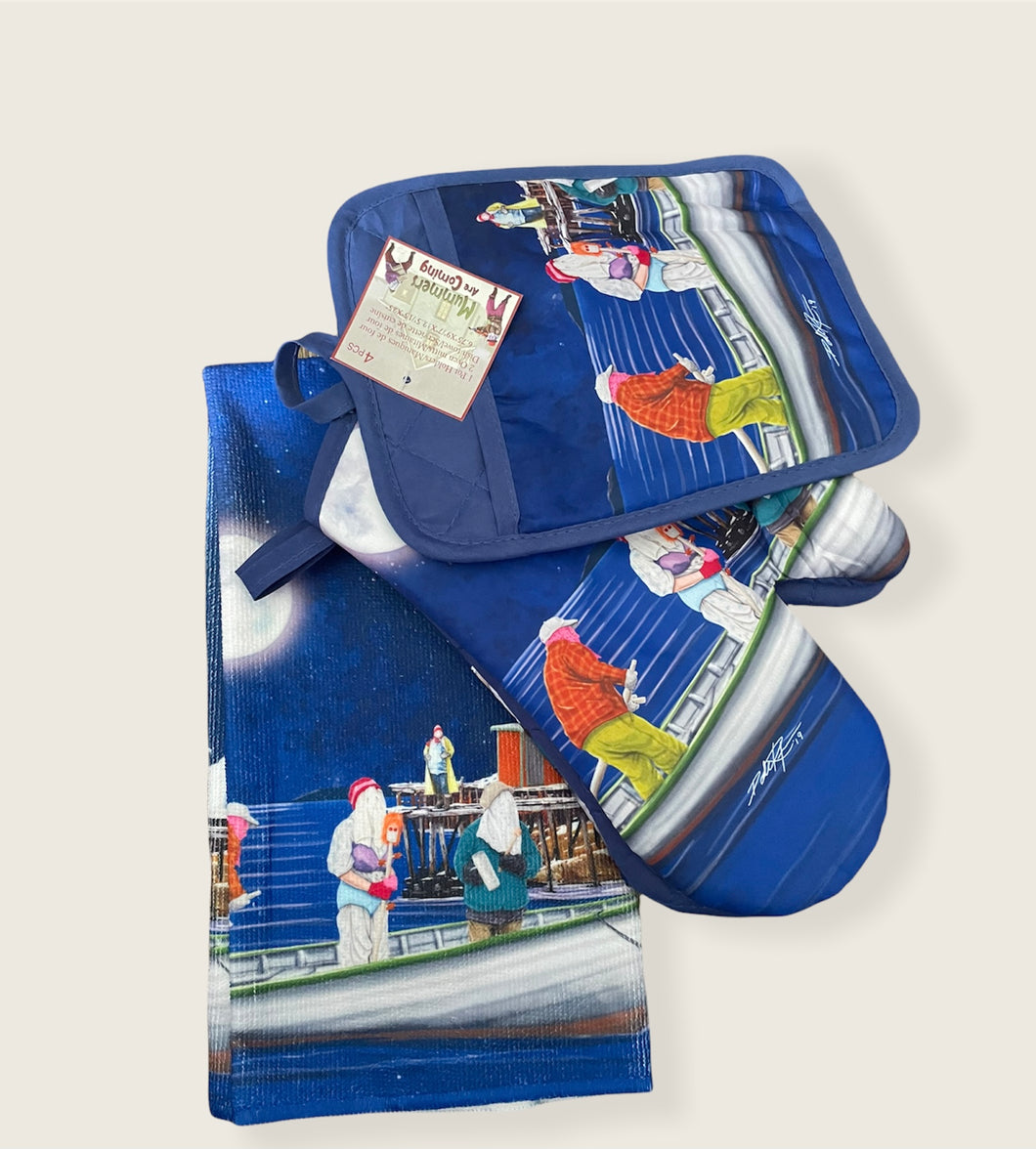 Mummers in Dory 4 Pc Kitchen Set