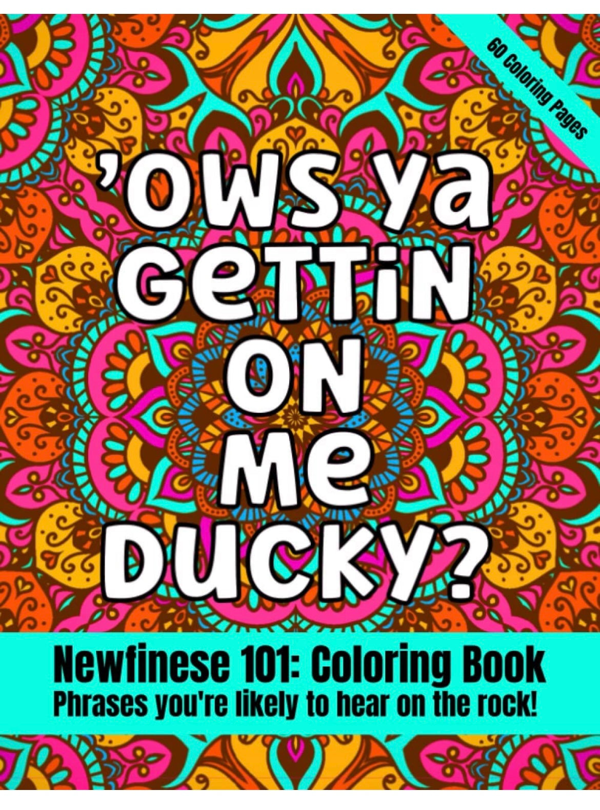 Newfinese 101 Coloring Book Newfie Sayings and Phrases Slang by Alicia Barrett