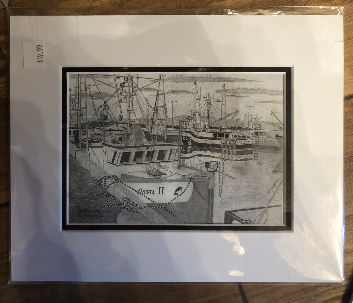 Scot Lewis Pencil Art - 8x10 Matted Prints