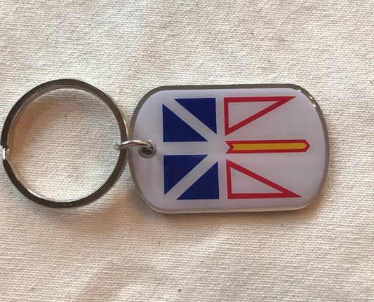 Newfoundland Flag Keychain