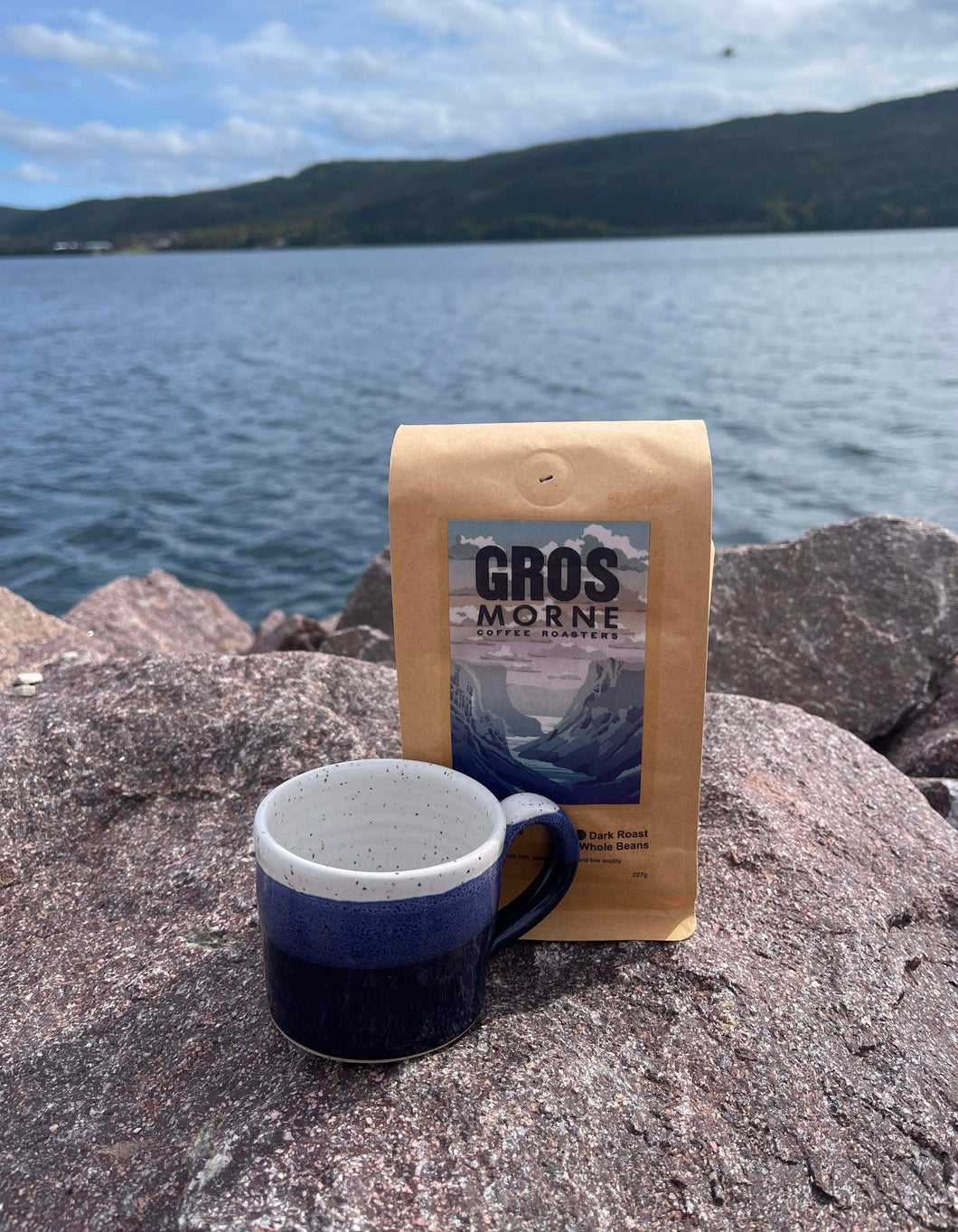 Gros Morne Coffee Espresso Mug with handle