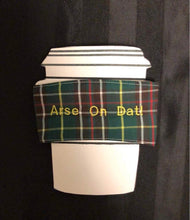 Load image into Gallery viewer, Newfoundland Tartan Coffee Sleeve - Newfie Sayings