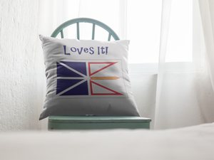 Newfoundland Loves It Pillow Cover - PP.11567479