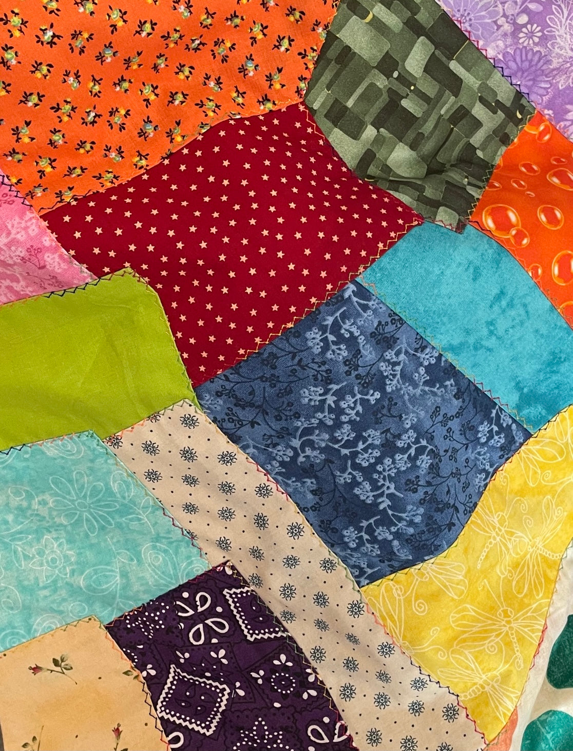 Patchwork Quilt / Crazy Quilt Pillow Cover - – Skipper Joe's Souvenirs