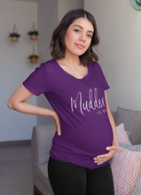 Load image into Gallery viewer, Mudder To Be T-shirt Pregnancy Reveal Mother&#39;s Day Shirt